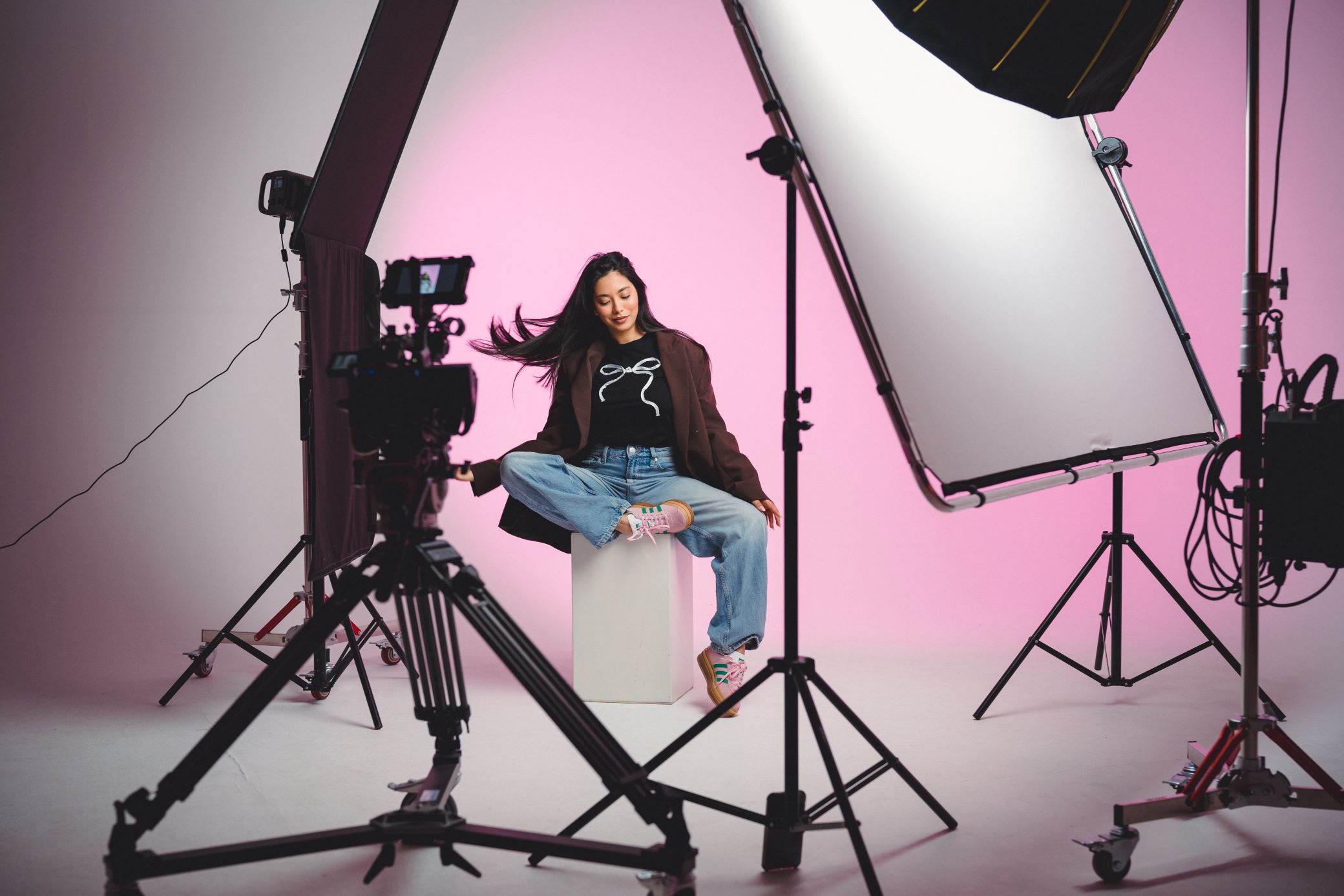 Dreh im Studio